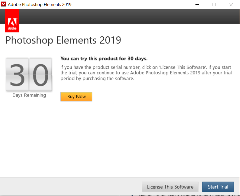 adobe photoshop elements 2019 trial download