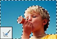 Make selections in Photoshop Elements