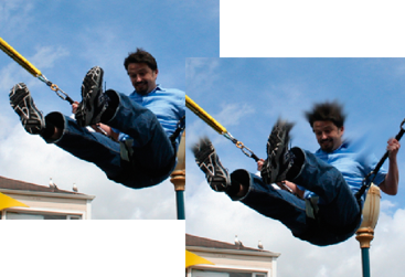 "涂抹"工具可模拟在湿颜料中拖动手指的动作.