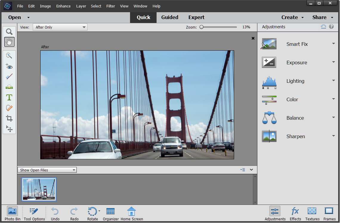 Photoshop Elements Workspace Basics