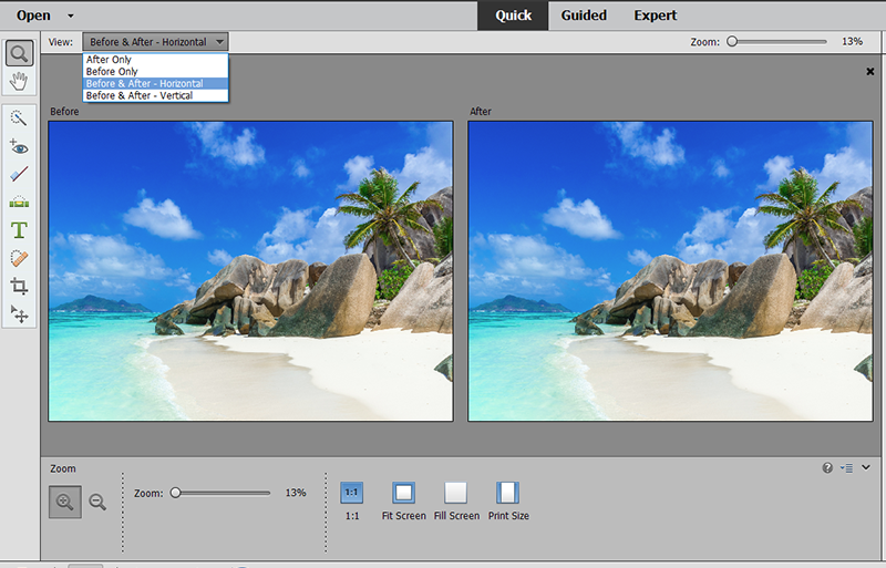 Photoshop Elements Workspace Basics