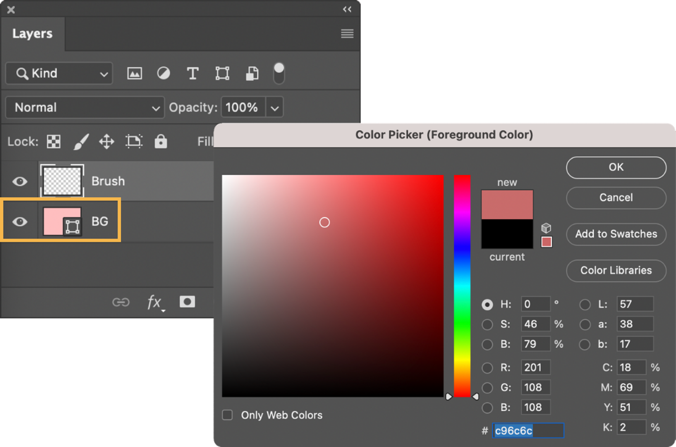Create 3D chrome effects using any brush in