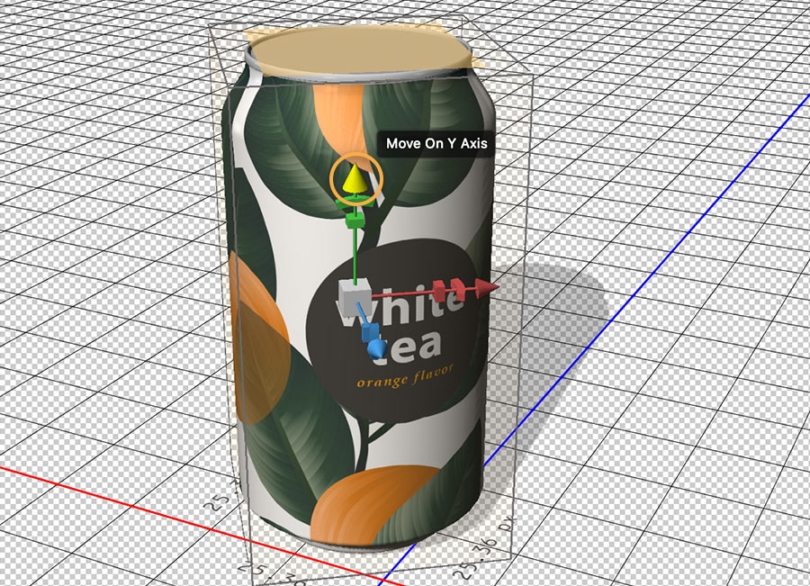 Yellow cone appears at the top of Y-axis on the can Yellow cone appears at the top of Y-axis on the can