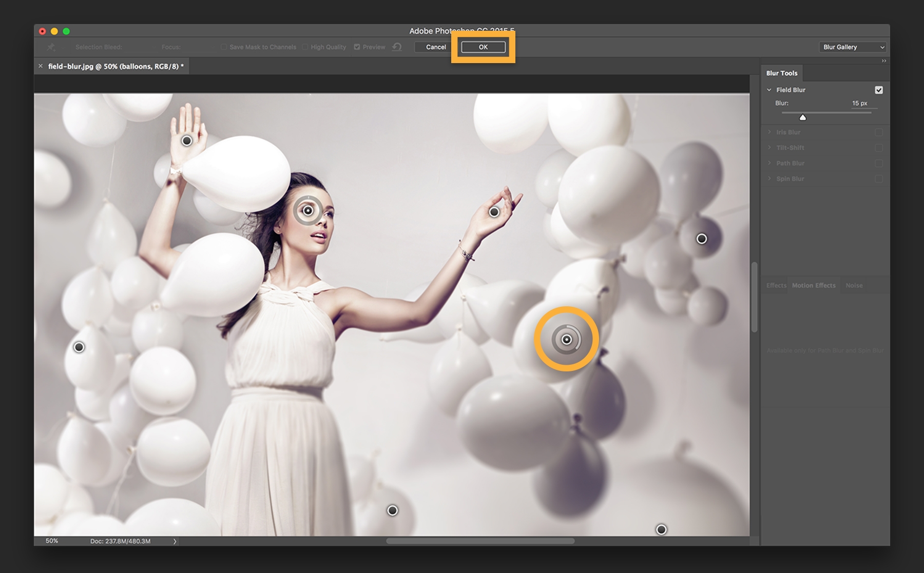 Use Blur to give your images some action in Photoshop