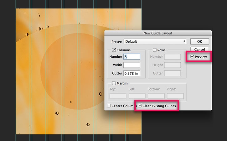 New Guide Layout options