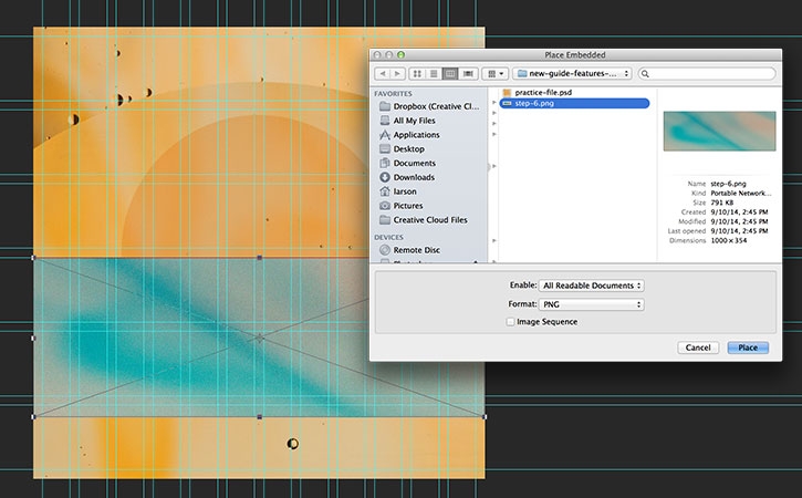 Align Objects With Guides In Photoshop