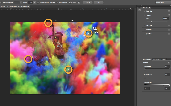 How To Blur The Background For A Focal Point In Adobe Photoshop Opplaeringsmateriale For Adobe Photoshop