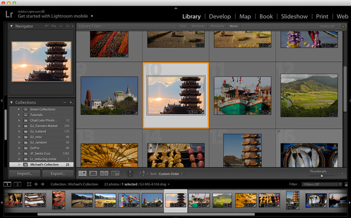 Start with an image in Lightroom Start with an image in Lightroom