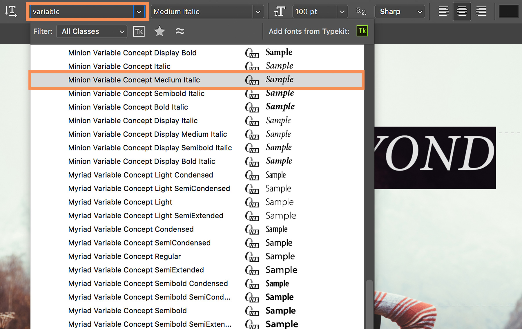 download font adobe photoshop