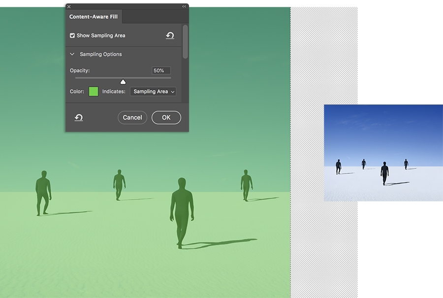 Remove and add objects in photos