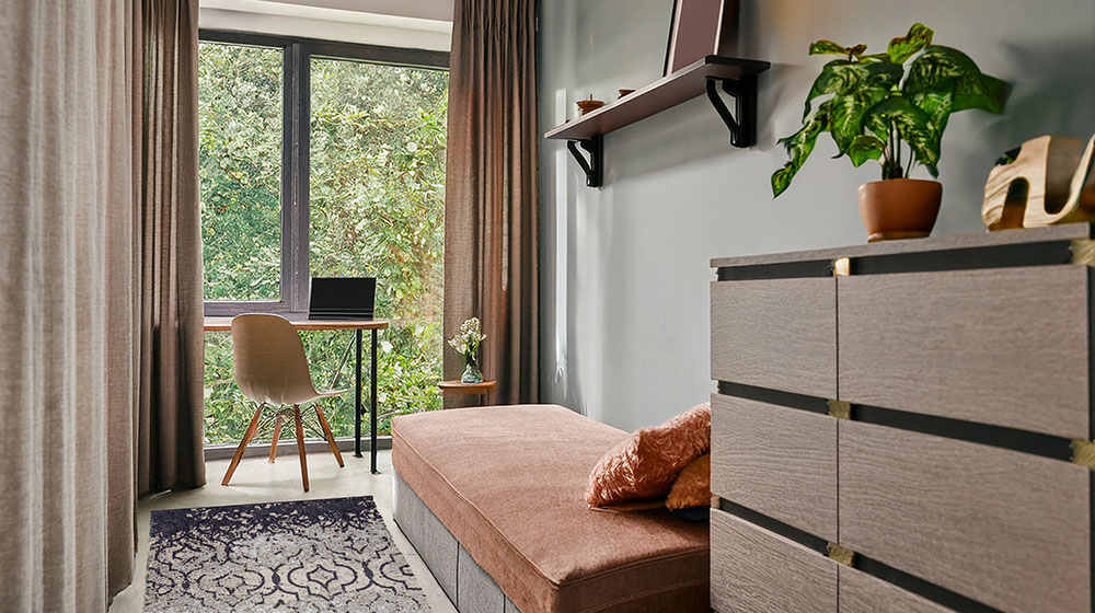 Get room makeover ideas with Photoshop AI 