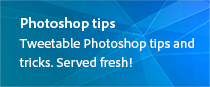Trucos de Photoshop para twitear Sugerencias de Photoshop: trucos de Photoshop para twitear. ¡Recién salidos del horno!