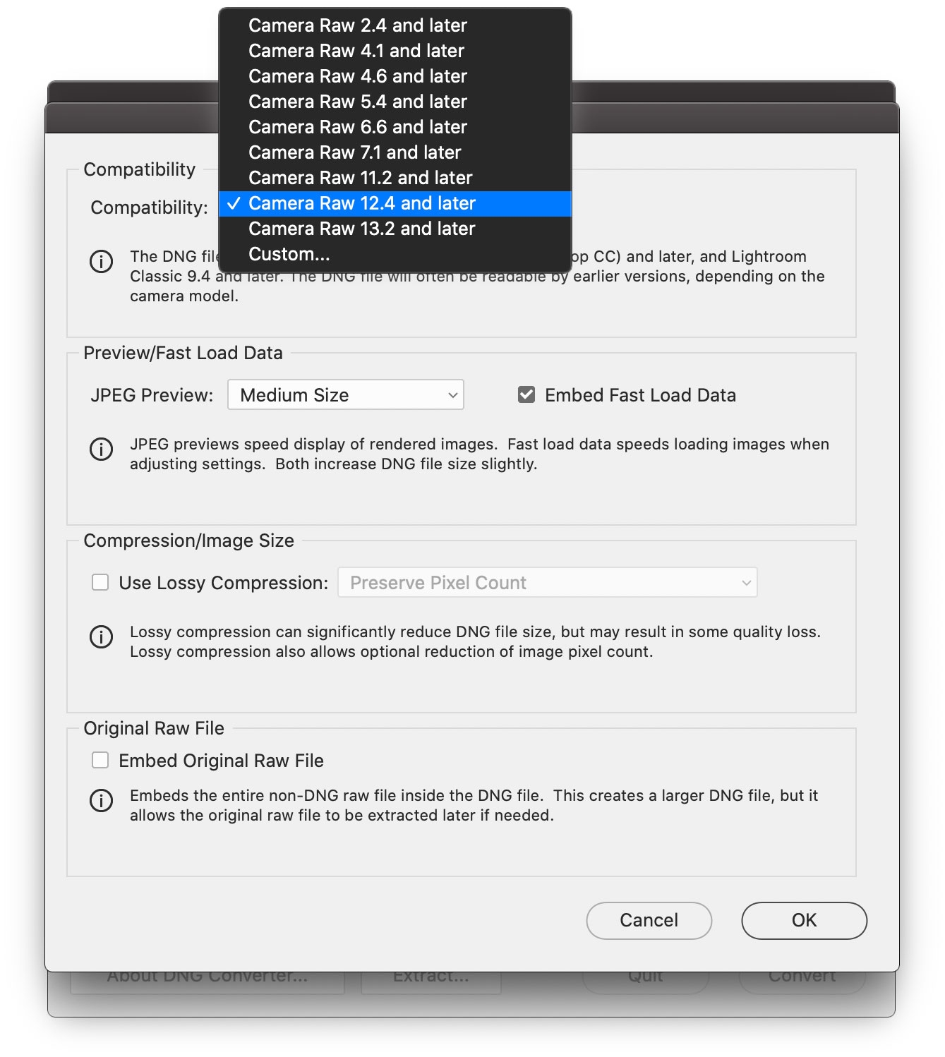 adobe digital negative converter download mac