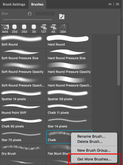 adobe photoshop brushe size download free cs6