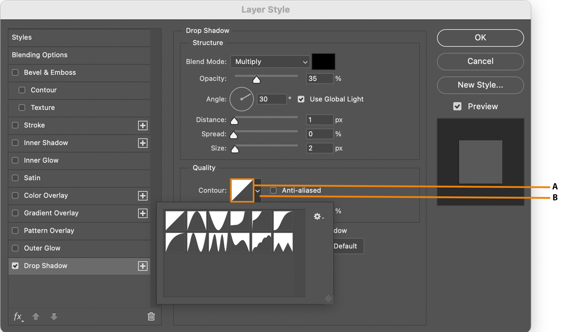 Layer effects and styles in Adobe Photoshop