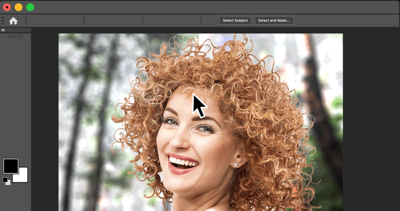 where is the magic wand tool in photoshop for mac