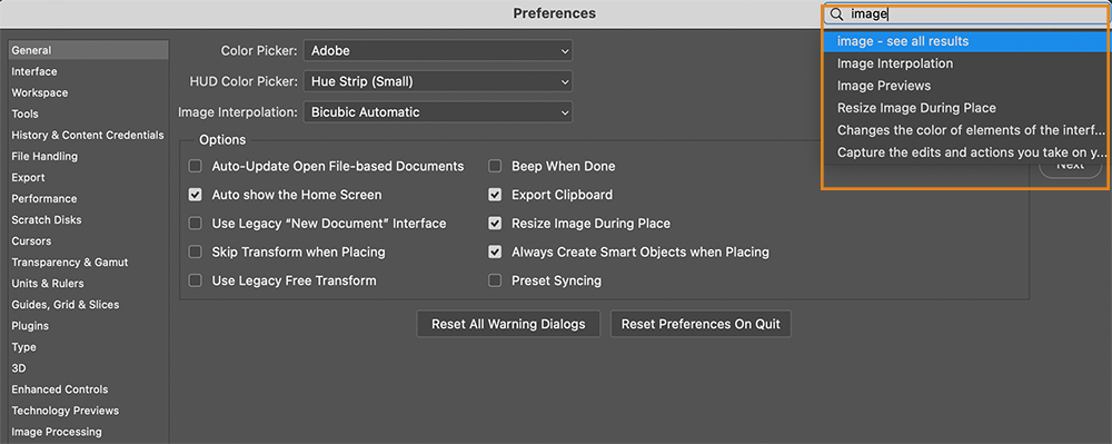 Interface Settings Image & Photo (Free Trial)