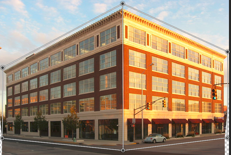 Photoshop 中的透视变形