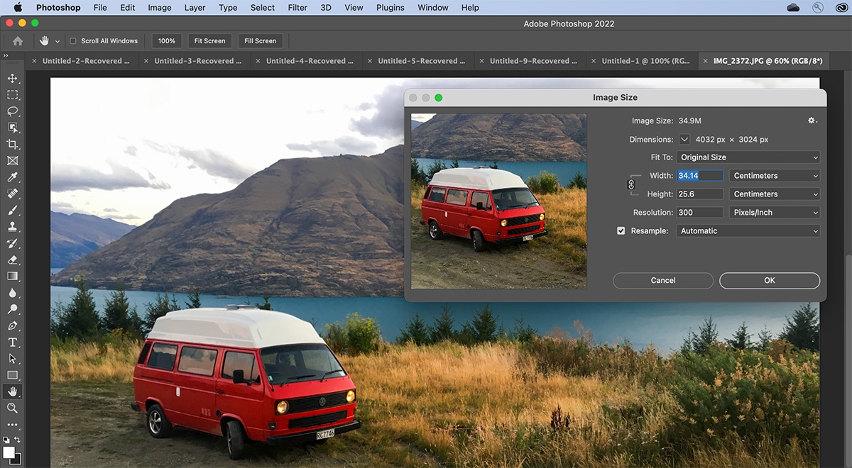 How to resize images in Photoshop