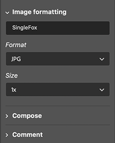 Volba možností sdílení