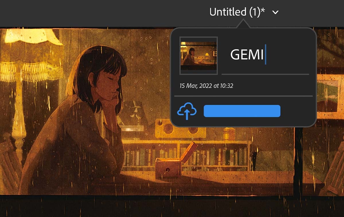 Save/sync and rename locally saved files on the iPad