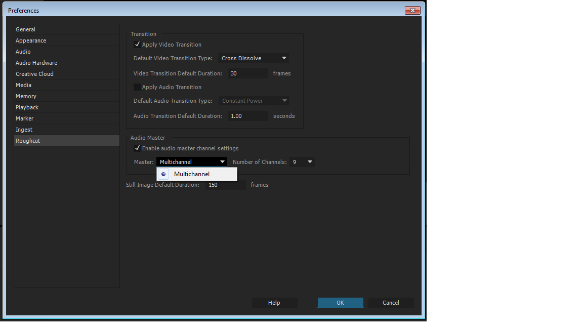 Using Audio Channel Mapping in Adobe Prelude