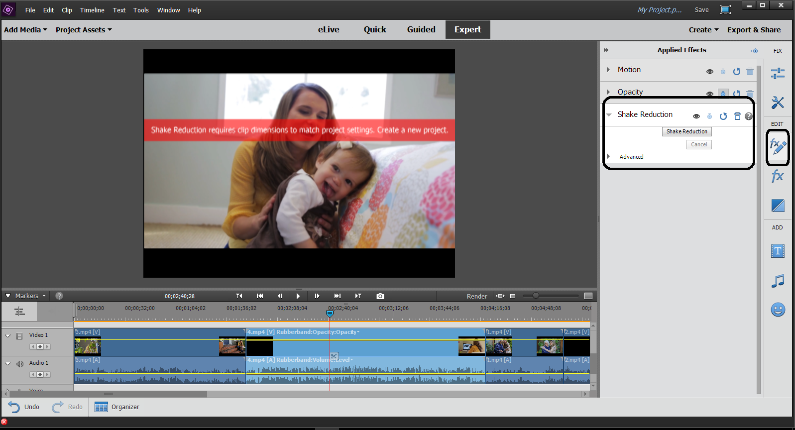 No Se Puede Exportar Video Estabilizacion De Imagen En Curso