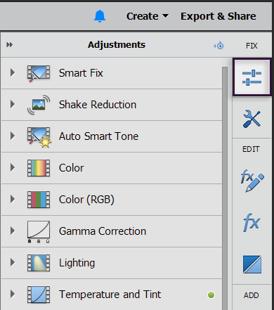 Adding An Adjustment Layer Guided Edit In Adobe Premiere Elements
