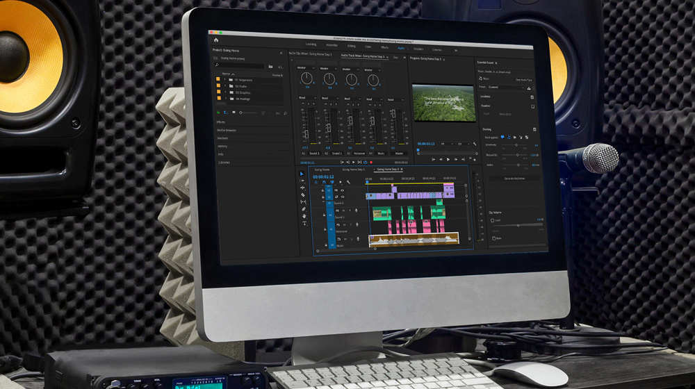 オーディオミキシングを作成する方法 Adobe Premiere Pro チュートリアル