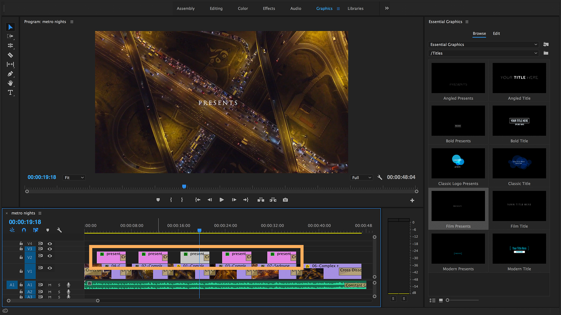 premiere pro essential graphics templates free