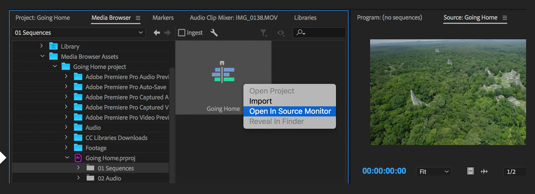 exporting a file in adobe premier for playback on mac