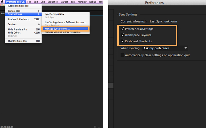 preference manager for windows premiere pro cc