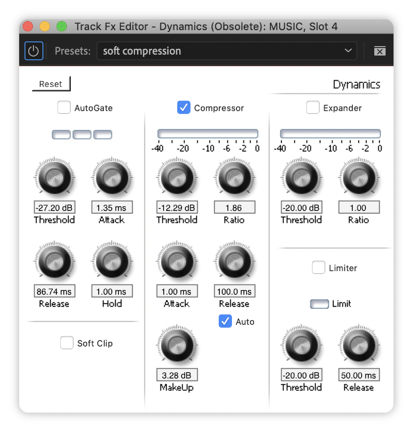 UI Errors When Using Obsolete Effects In On MacOS Dark Mode
