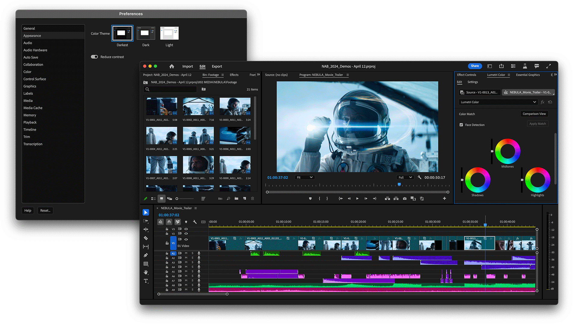 New Spectrum UI In Premiere Pro New Spectrum UI In Premiere Pro