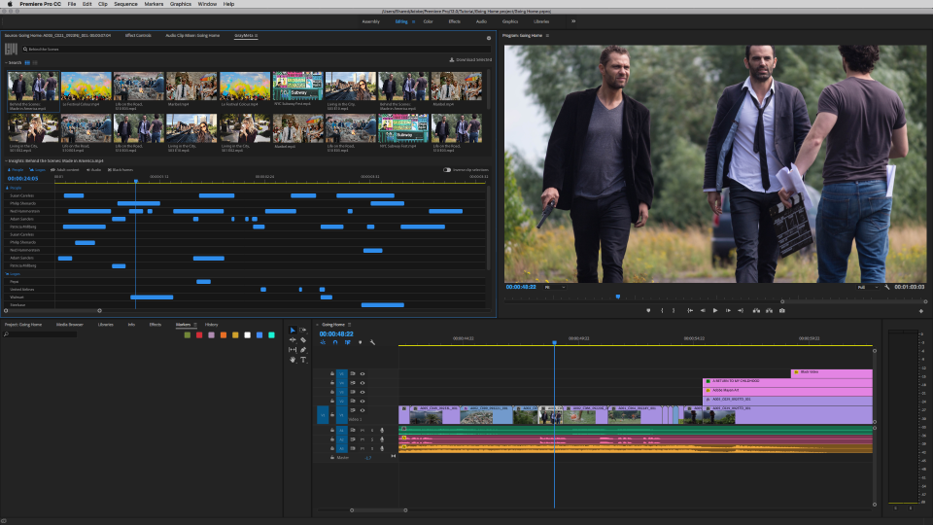GreyMeta Curio uses AI to help sort and organize media, accessible within Premiere Pro GreyMeta Curio uses AI to help sort and organize media, accessible within Premiere Pro