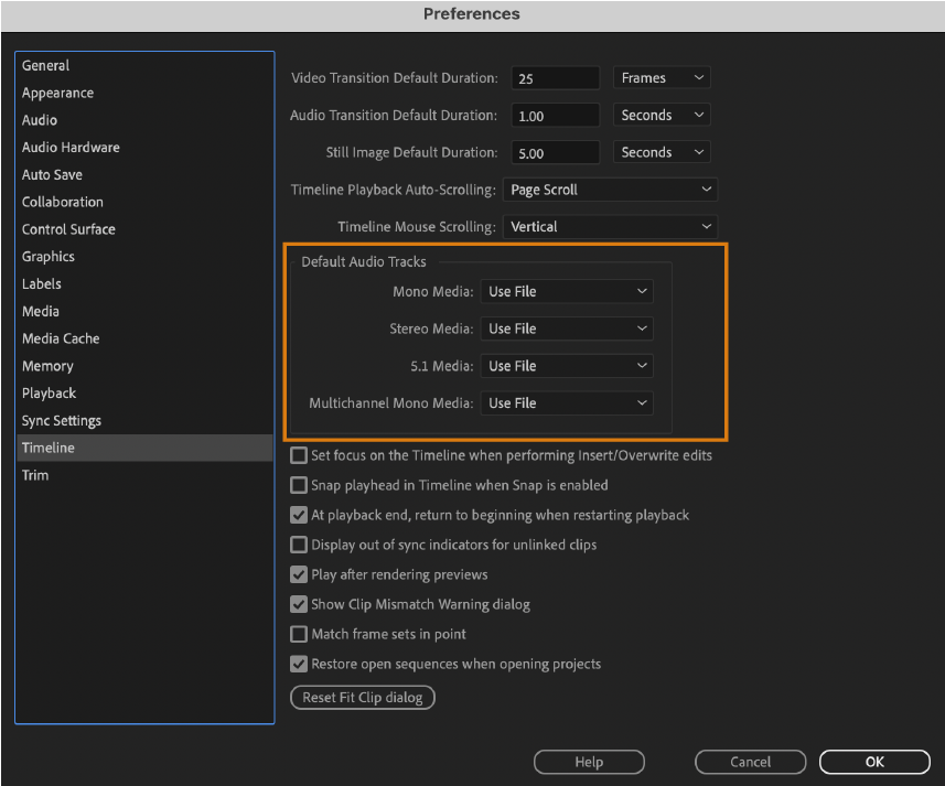 Working with clips, channels, and tracks in Premiere Pro