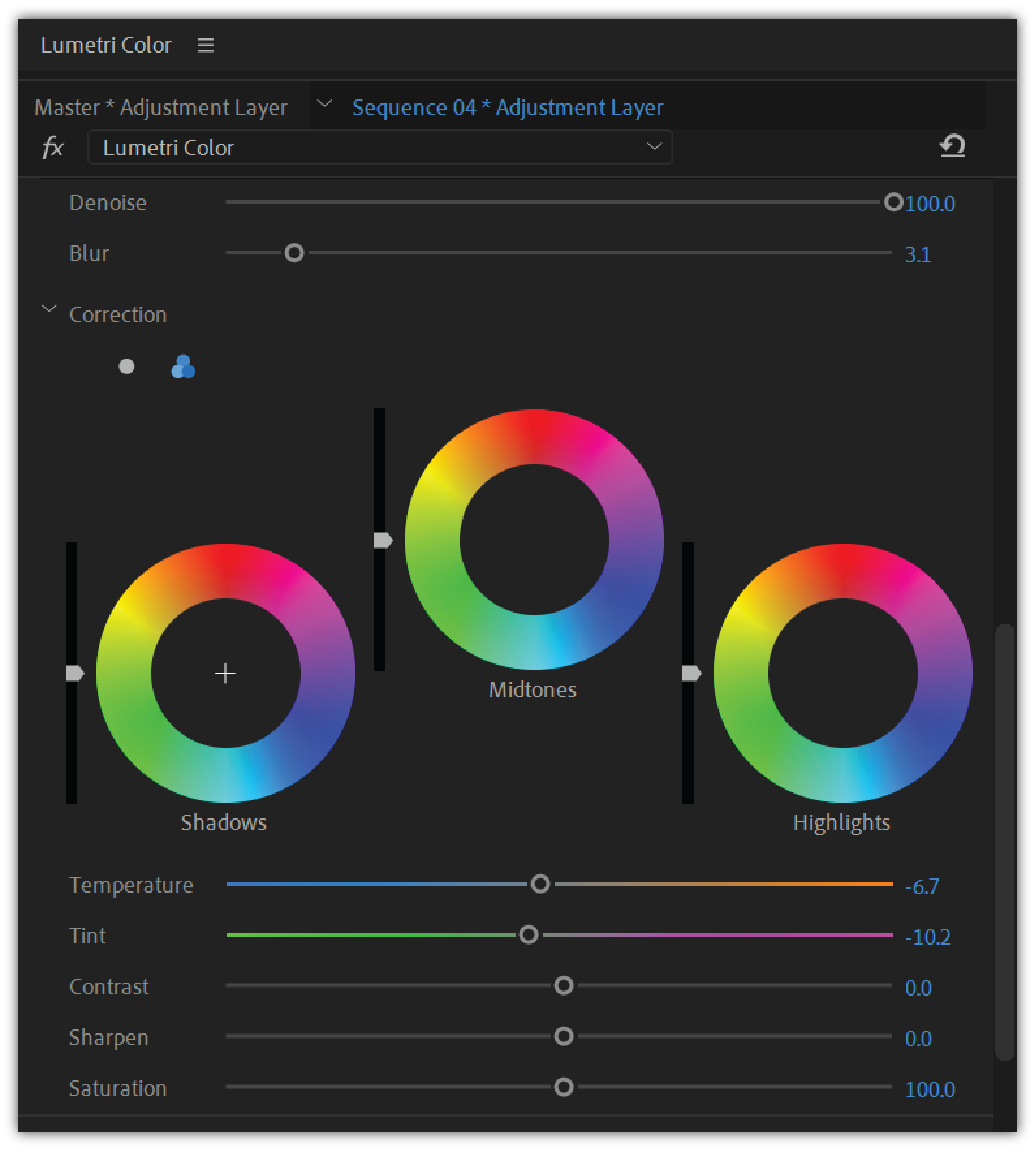 Pro Panel Ii Color Chart