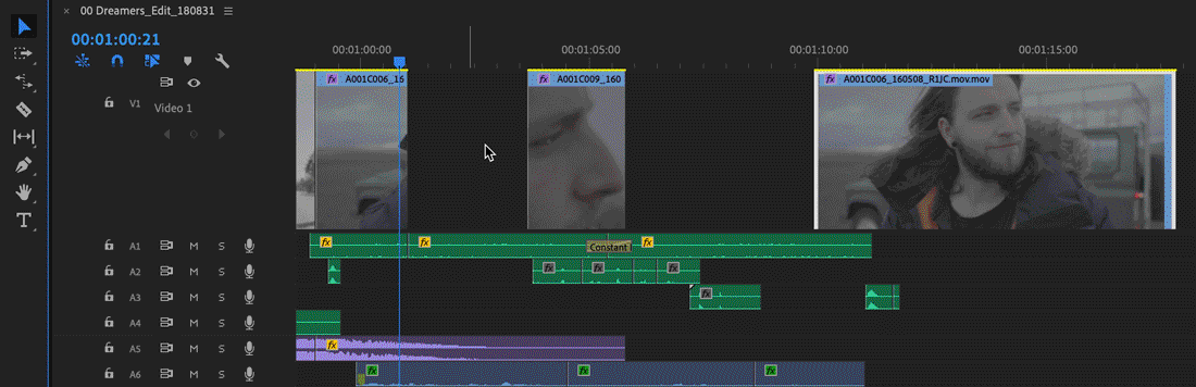 Changing speed on multiple clips doesn't scale Timeline positions