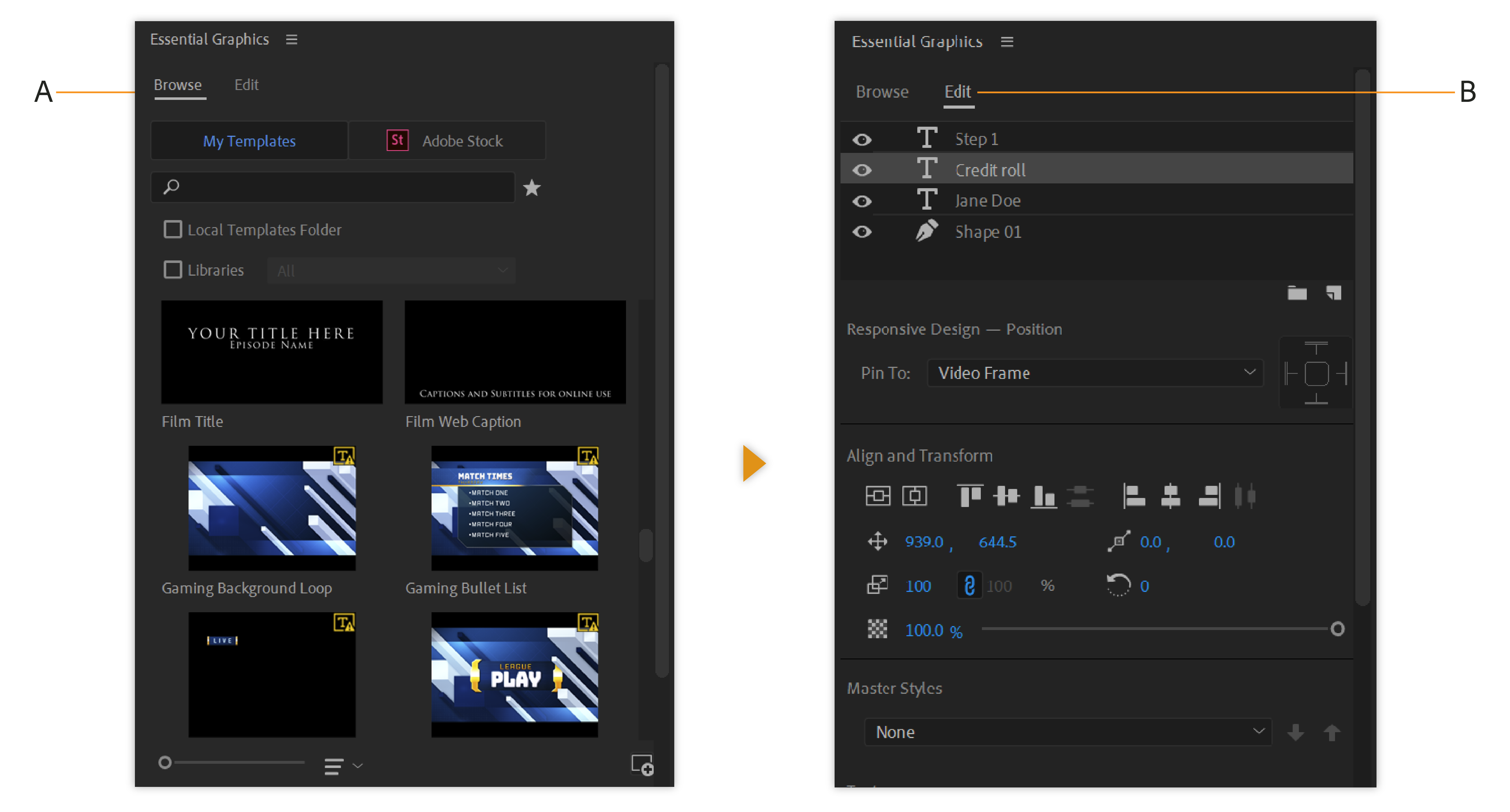 adobe premiere pro essential graphics