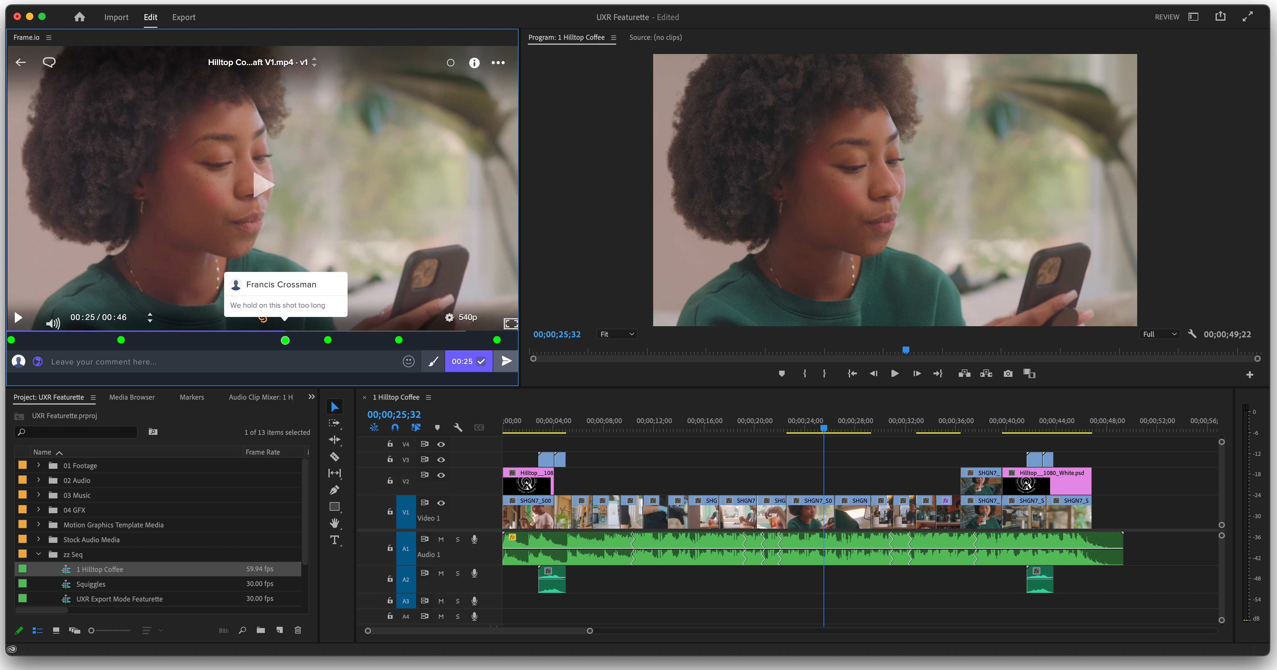 Feature summary  Premiere Pro (April 2022 release)