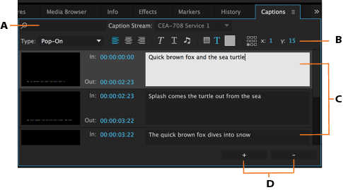 captions in premiere pro 2022