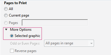 Print a portion of a page