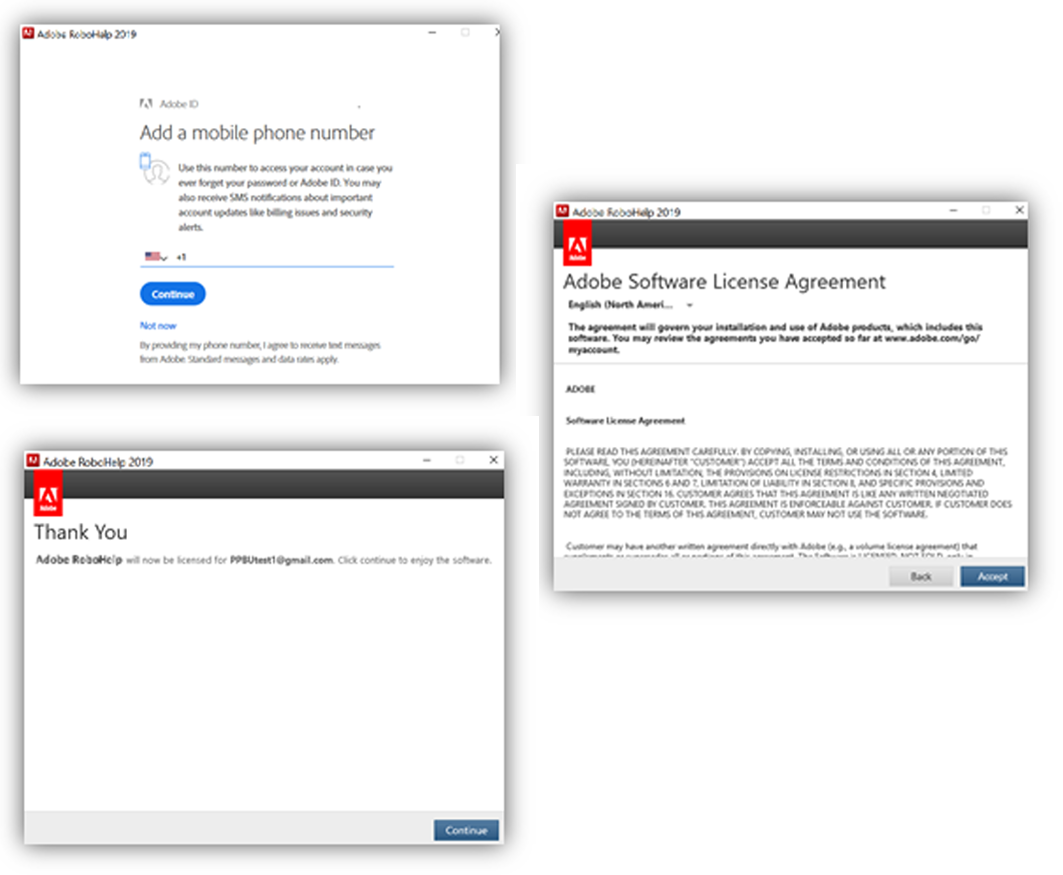Redeem Adobe RoboHelp subscription code