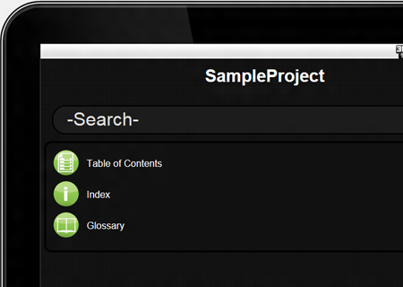 RoboHelp screen profiles and layouts