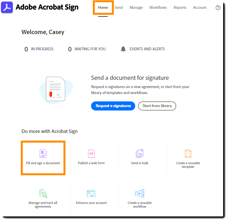 Configure Self Signing Workflows