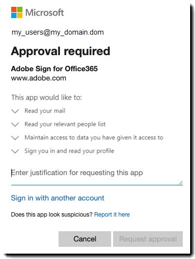 cloud print permission requested