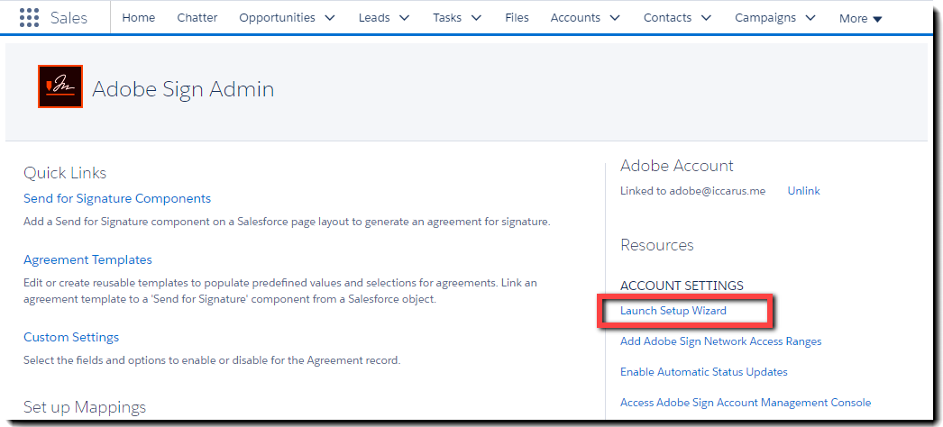 The Launch Setup Wizard The Launch Setup Wizard