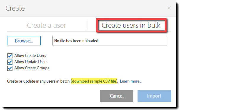 Set up a company account