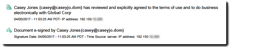 Configure the terms of use and customer disclosure elements
