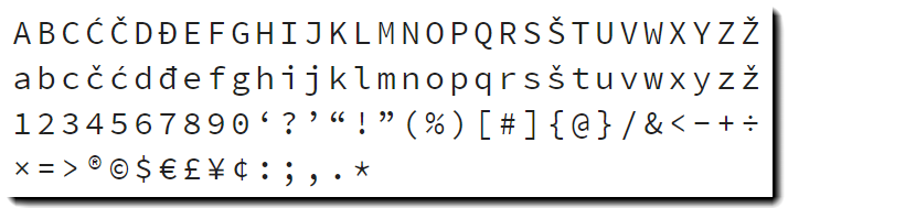 Source Code fonts